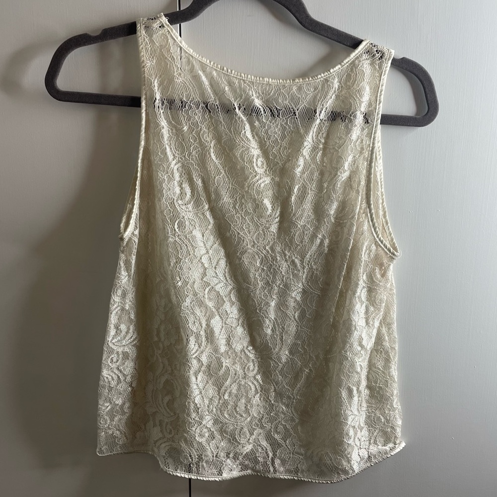 American Apparel Lace Top